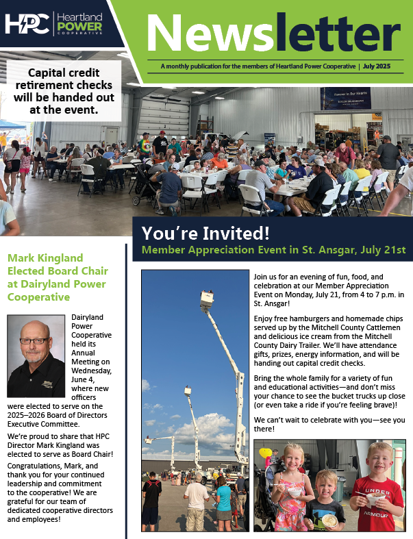 July Newsletter Cover