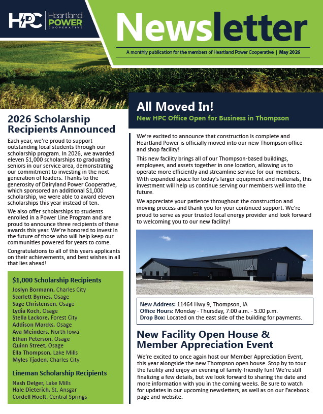 May Newsletter Cover